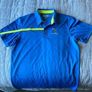 Huk Men's Blue Performance Polo Shirt
